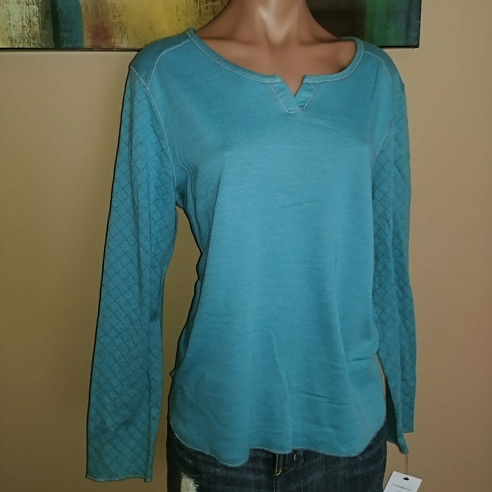 CROFT & BARROW INTIMATES SWEATSHIRT - Picture 2 of 4